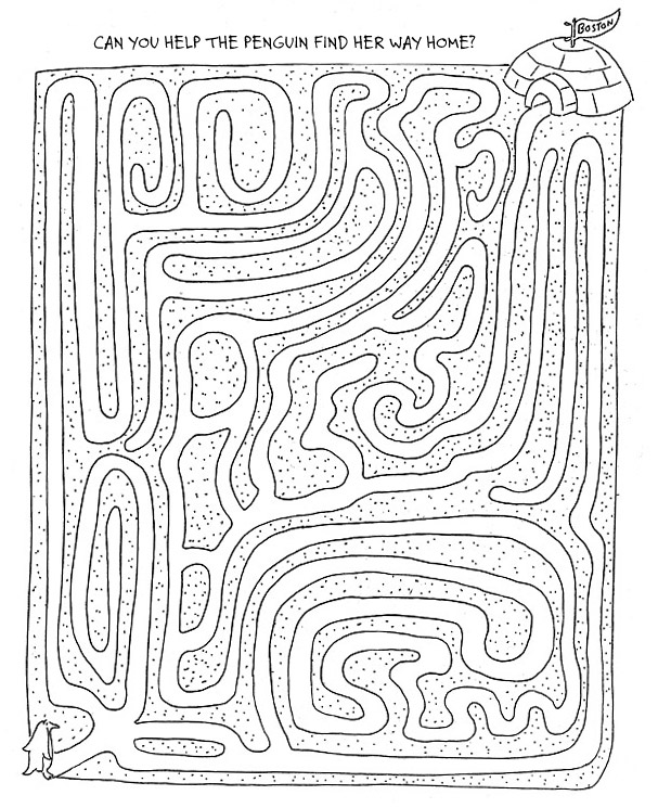 Boston penguin maze